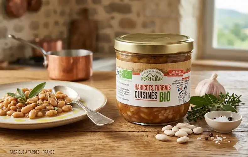 Haricots Tarbais Cuisinés Bio 380